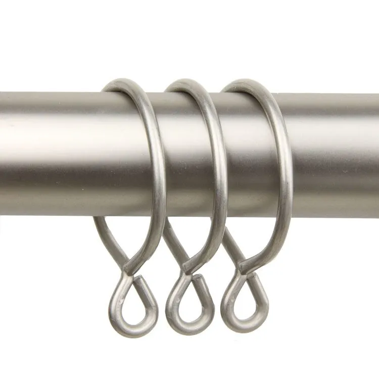 1-13/16" Curtain Eyelet Rings (Set of 10) - Satin Nickel