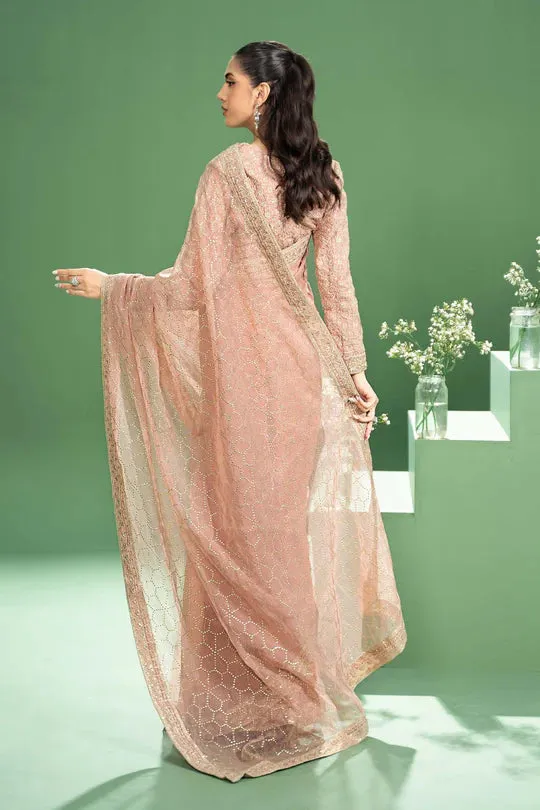 3 Piece Embroidered Tissue Suit | SF-W24-03