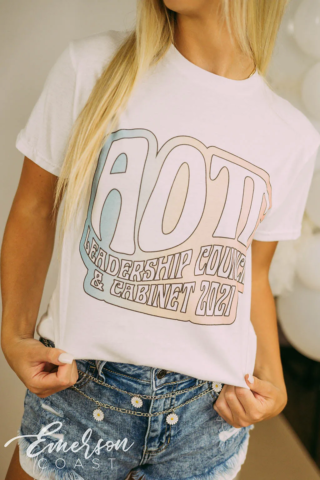 Alpha Omicron Pi Leadership Council Tee