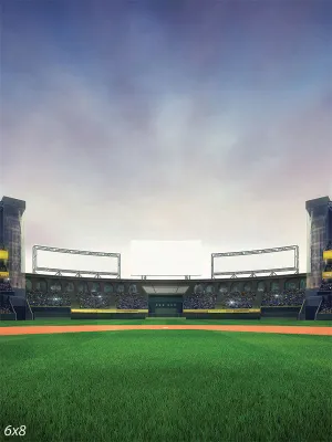 Baseball Stadium Photographer Backdrop