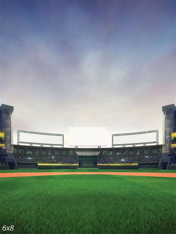 Baseball Stadium Photographer Backdrop