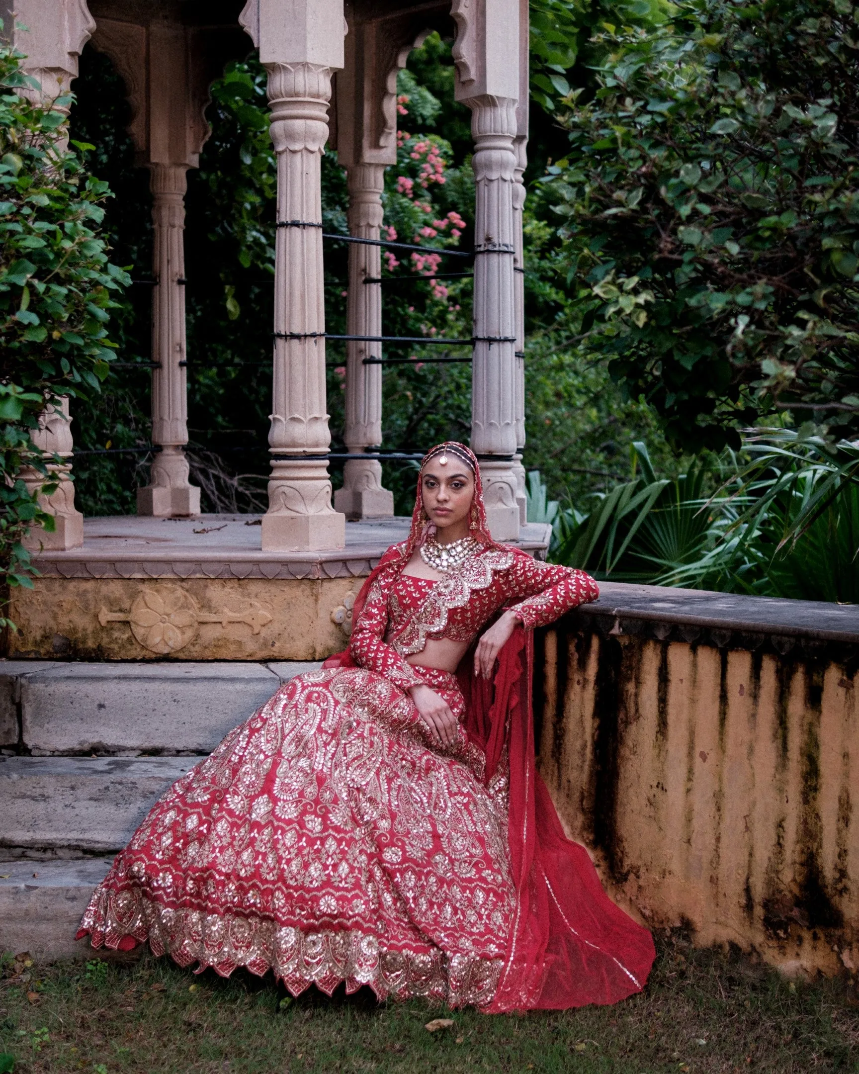 Bridal Henna Lehenga Set