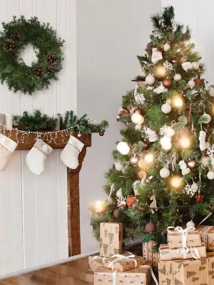 Christmas Kraft Printed Photography Backdrop