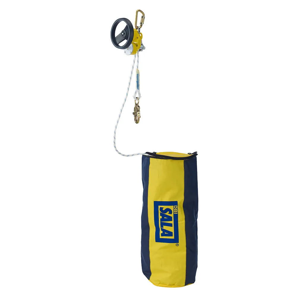 DBI Sala 3327050 50' Rollgliss R550 Rescue and Descent Device, Yellow