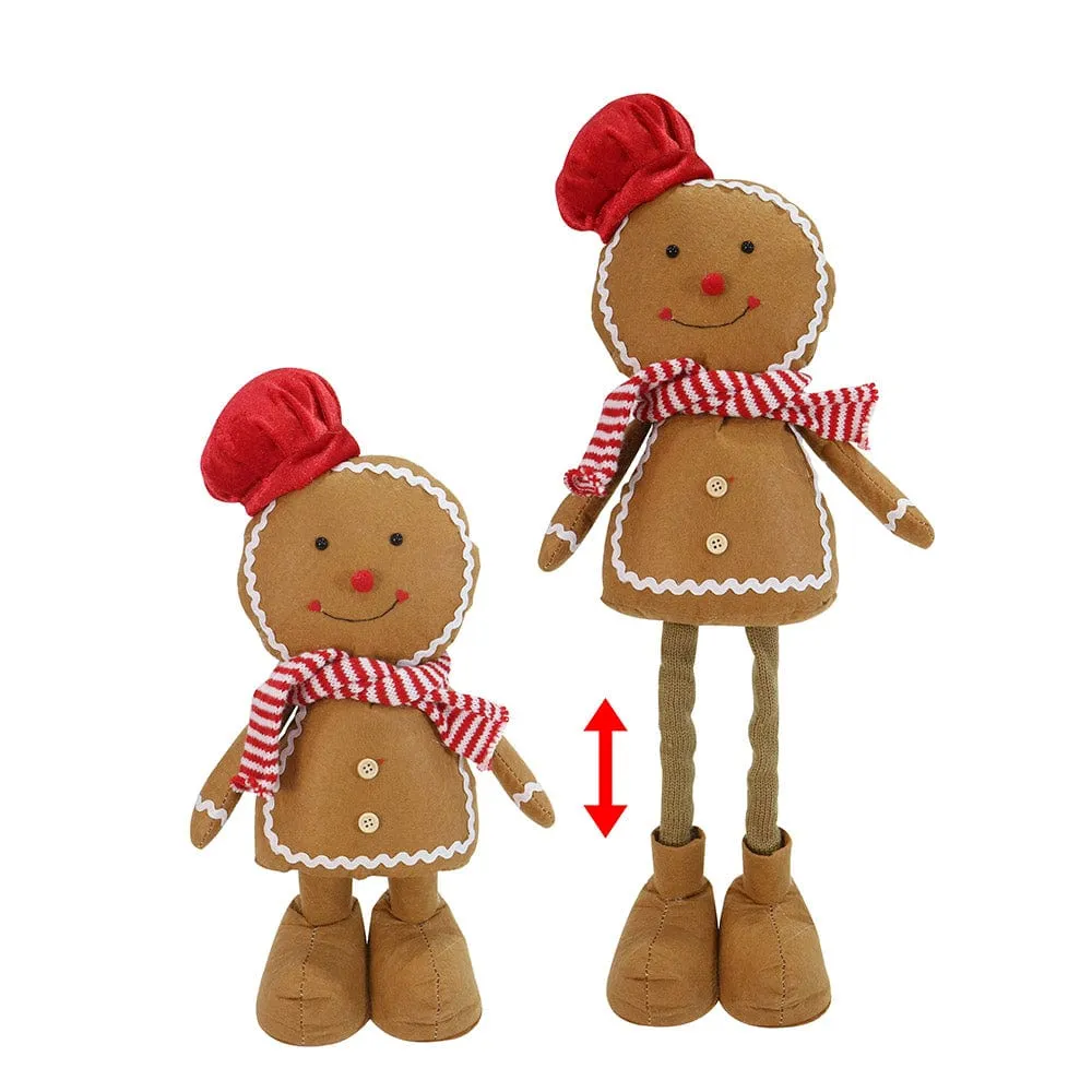 Gingerbread Extendable Figurine Asst (40-60cm)