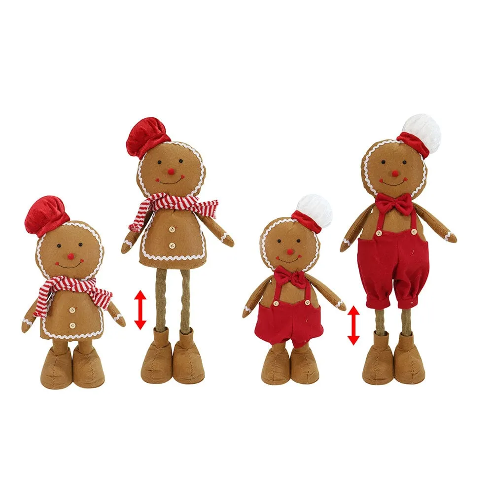 Gingerbread Extendable Figurine Asst (40-60cm)