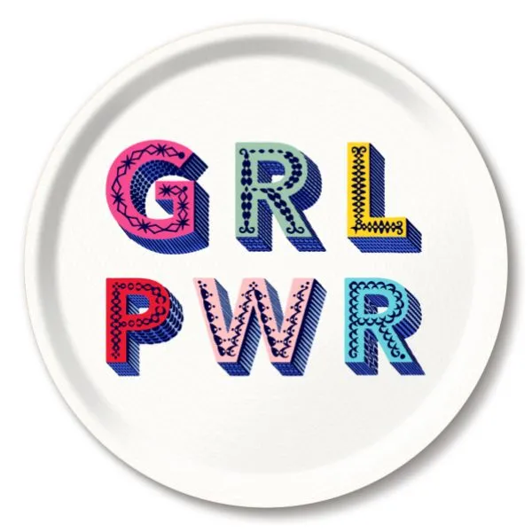 GRL PWR Round Tray