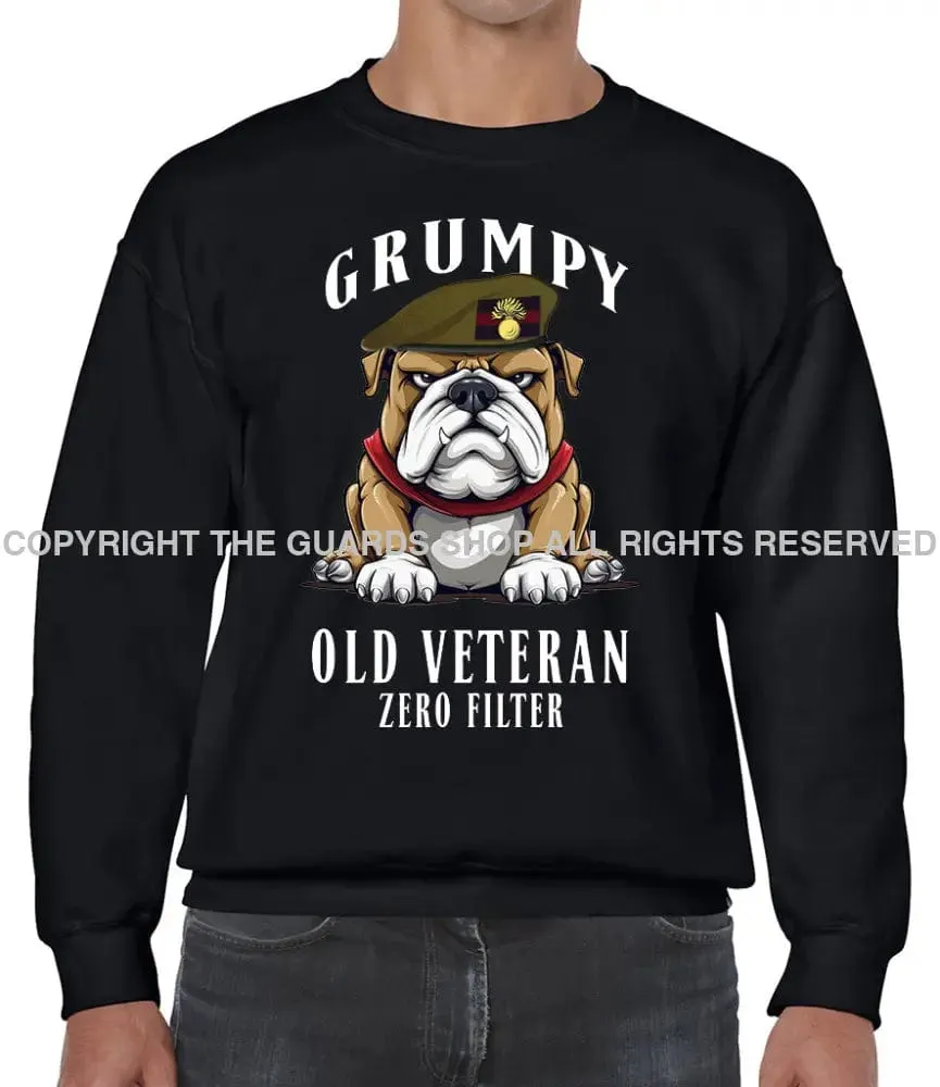 Grumpy Old Grenadier Guards Veteran Front Printed Sweater