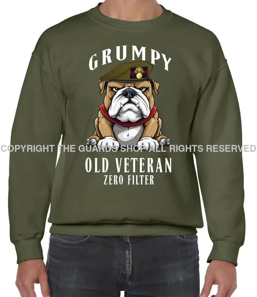 Grumpy Old Grenadier Guards Veteran Front Printed Sweater