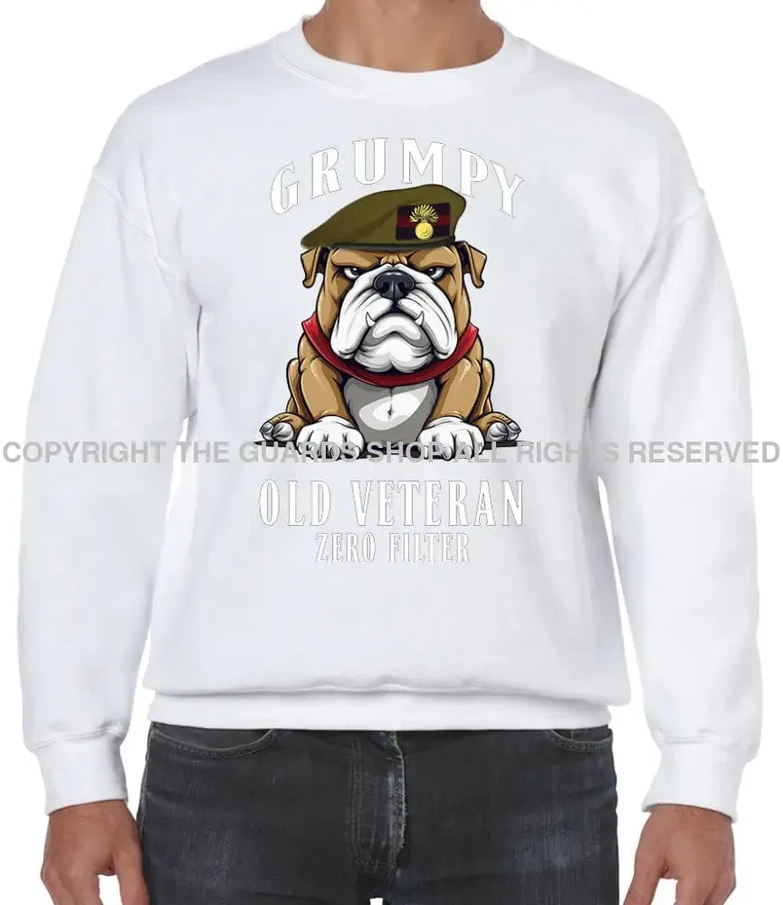 Grumpy Old Grenadier Guards Veteran Front Printed Sweater