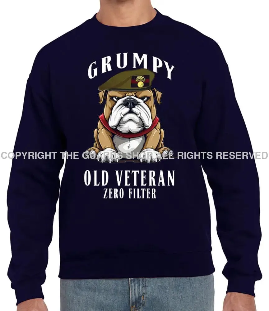 Grumpy Old Grenadier Guards Veteran Front Printed Sweater