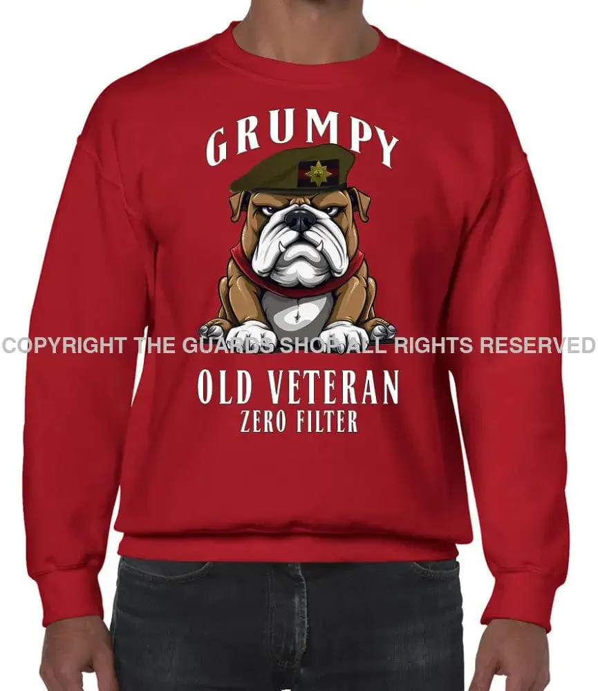 Grumpy Old Irish Guards Veteran Front Printed Sweater