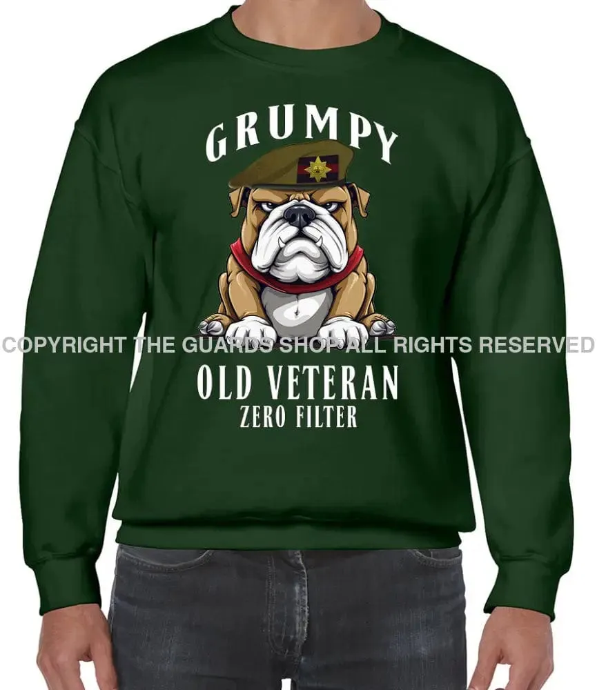 Grumpy Old Irish Guards Veteran Front Printed Sweater