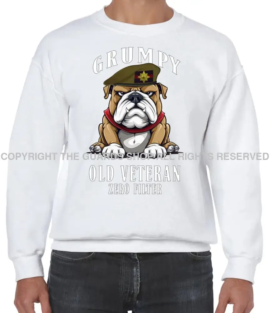 Grumpy Old Irish Guards Veteran Front Printed Sweater