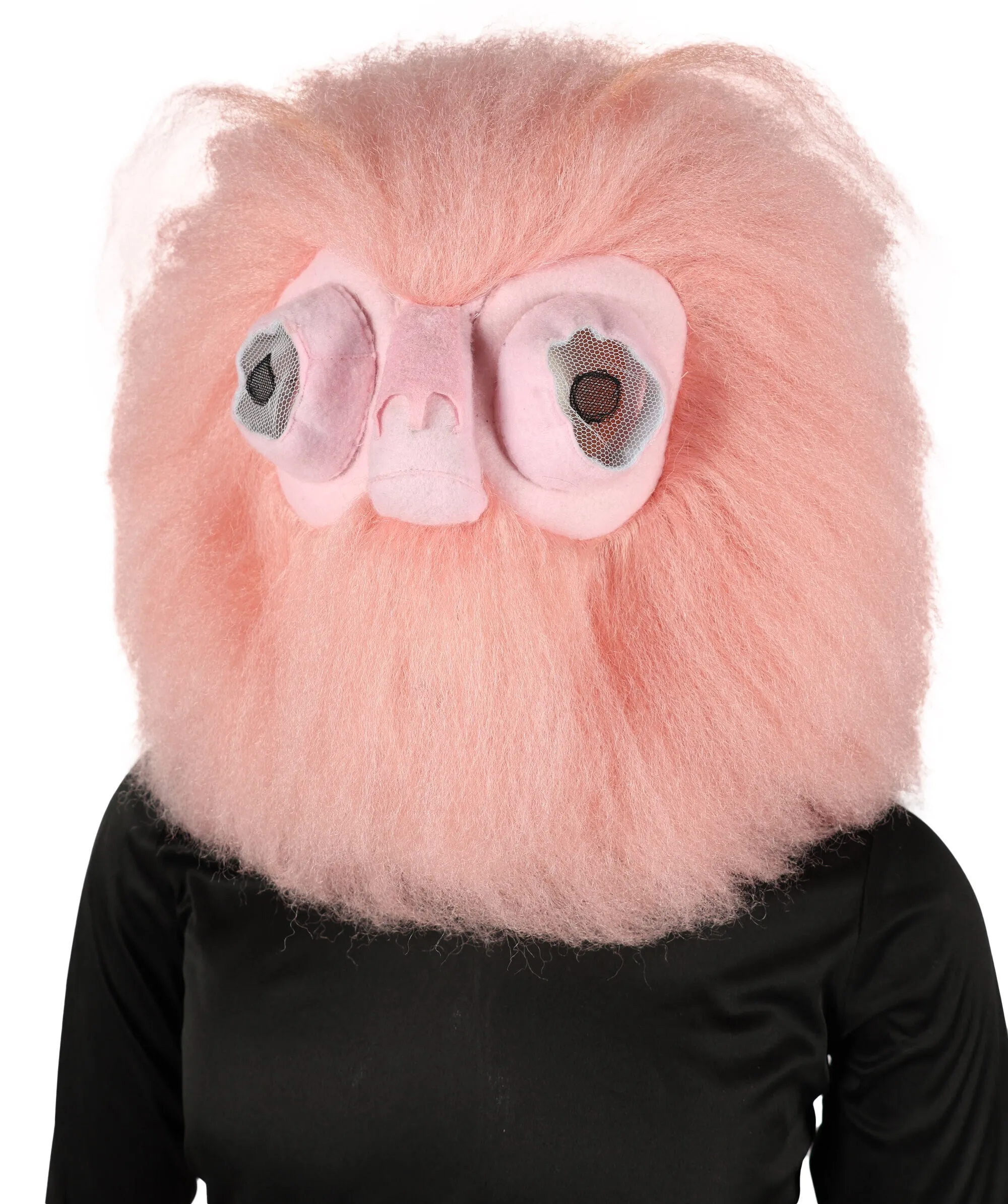 HPO Moon shadow Fur Costume Mask & Bundle, For Cosplay and Halloween , Flame-retardant Synthetic Fiber