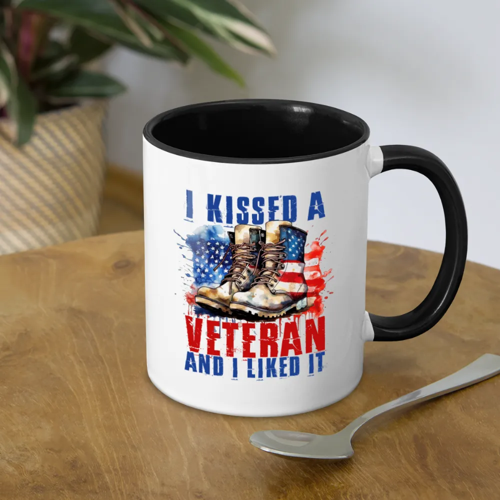 I Kissed A Veteran And I Liked It Coffee Mug