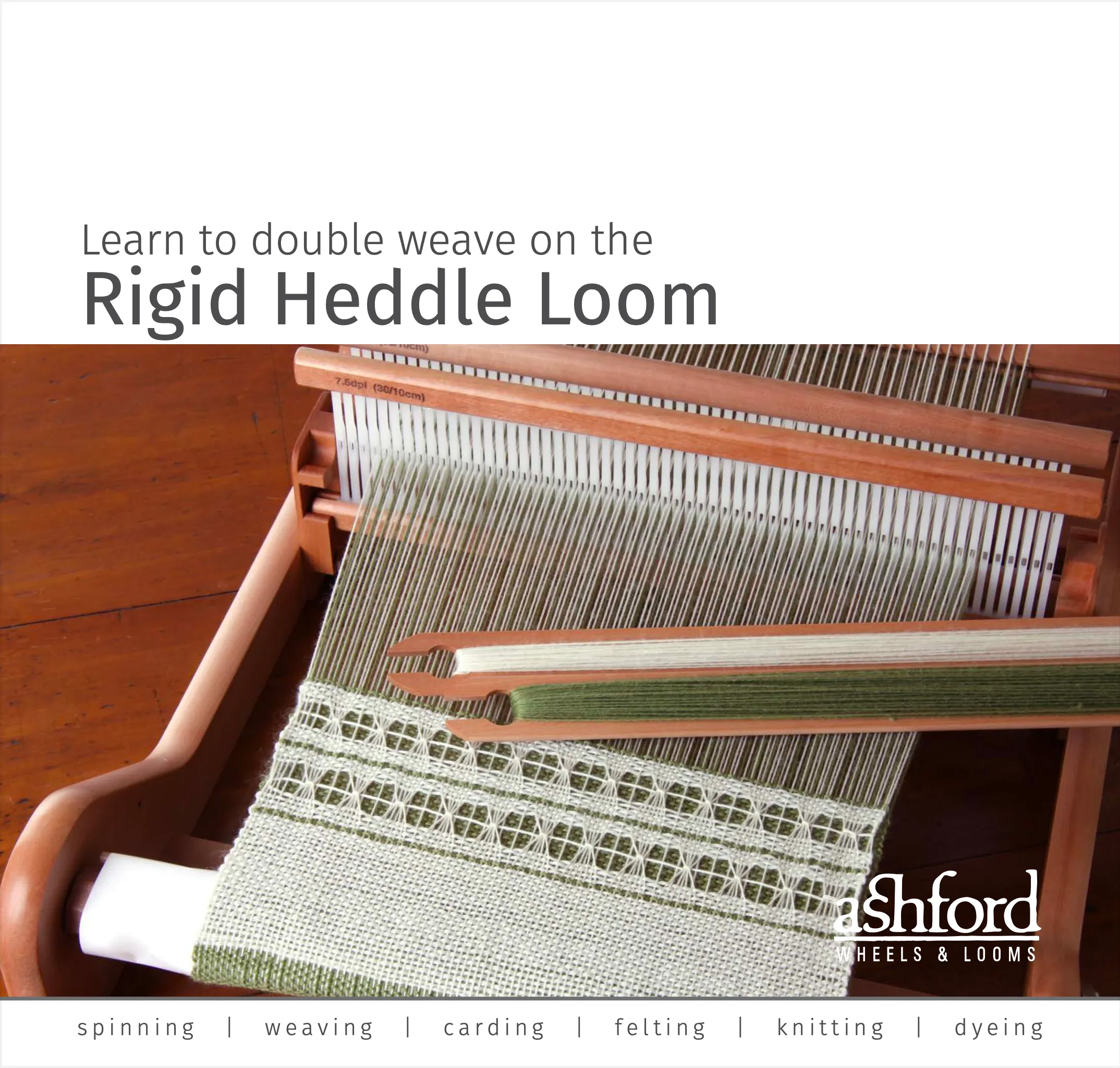 Learn to double weave on the Rigid Heddle Loom - Digital PDF