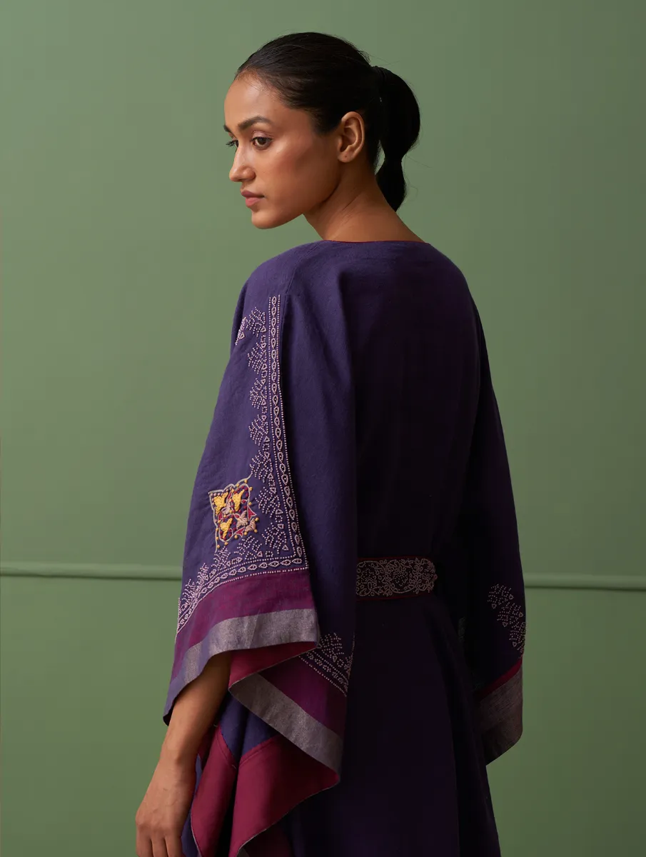 Lima Hand-Embroidered Kaftan - Byzantium