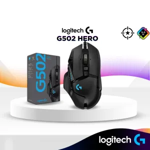 Logitech G502 HERO High Performance Wired Gaming Mouse | HERO 25K Sensor | 25,600 DPI | LightSync RGB