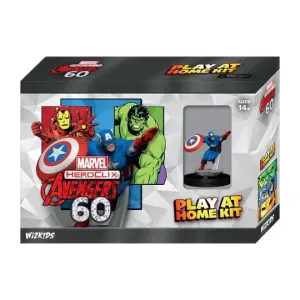 Marvel HeroClix: Avengers 60th Anniversary Play at Home Kit Captain America