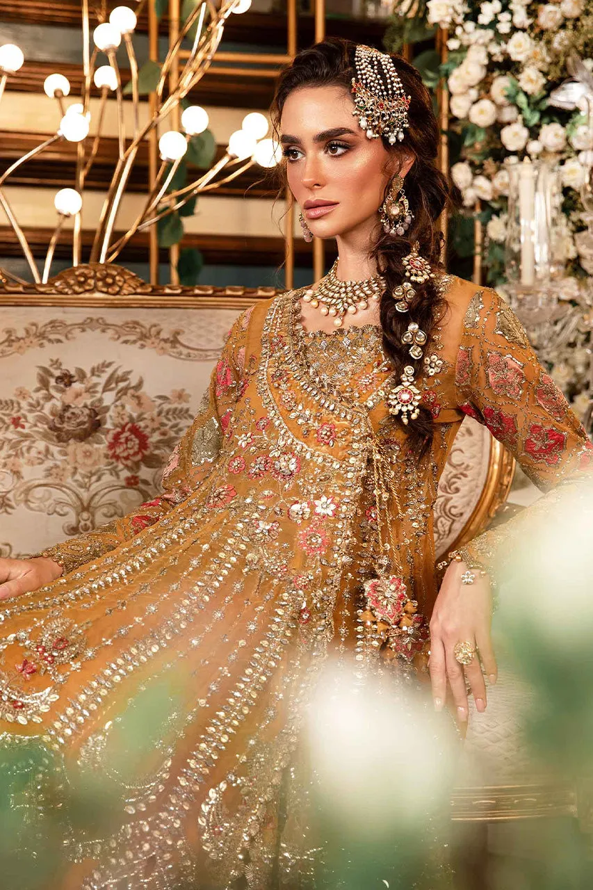 Mbroidered'24-3 Piece Unstitched Embroidered Organza Suit  BD-2907