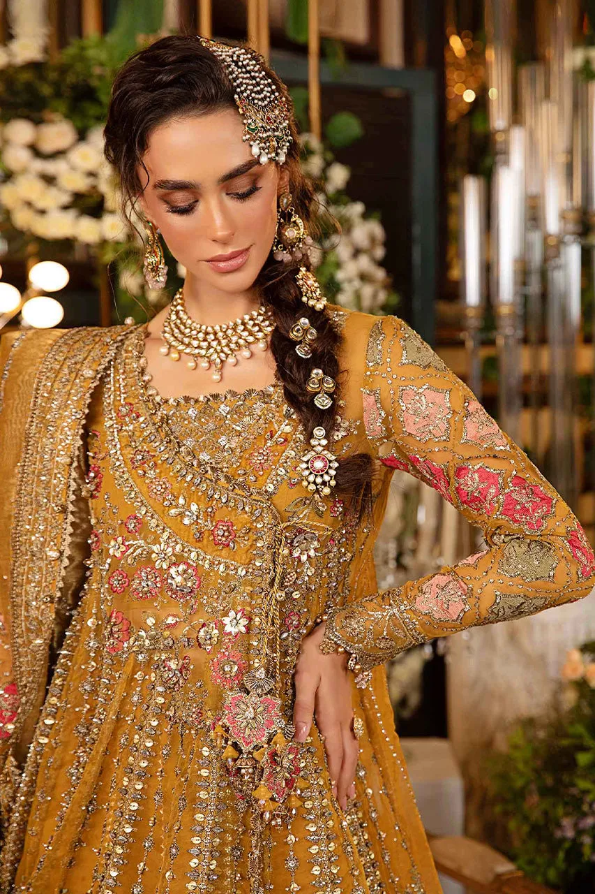 Mbroidered'24-3 Piece Unstitched Embroidered Organza Suit  BD-2907