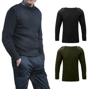 Mens Fort Crew Neck Combat Jumper - 120