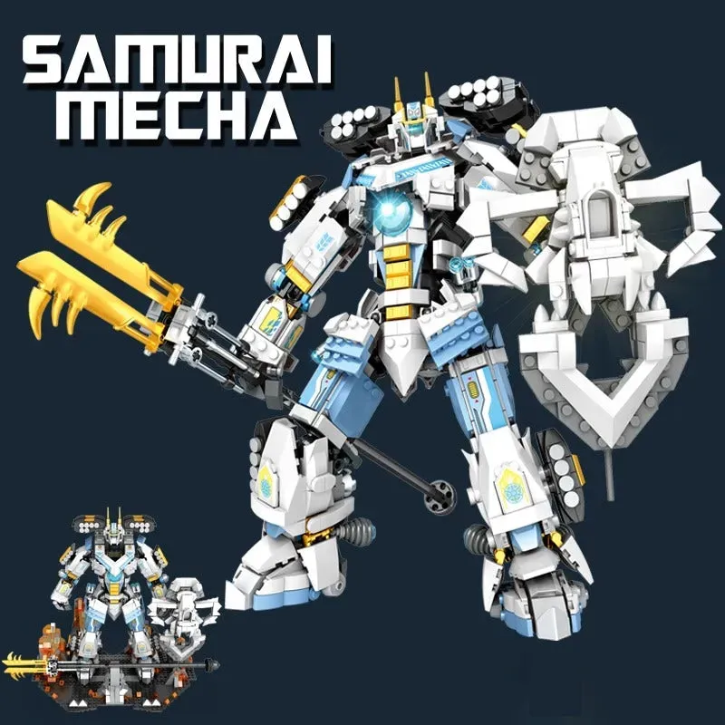 MOC 670 Samurai Titan Warrior Mecha Bricks Toys