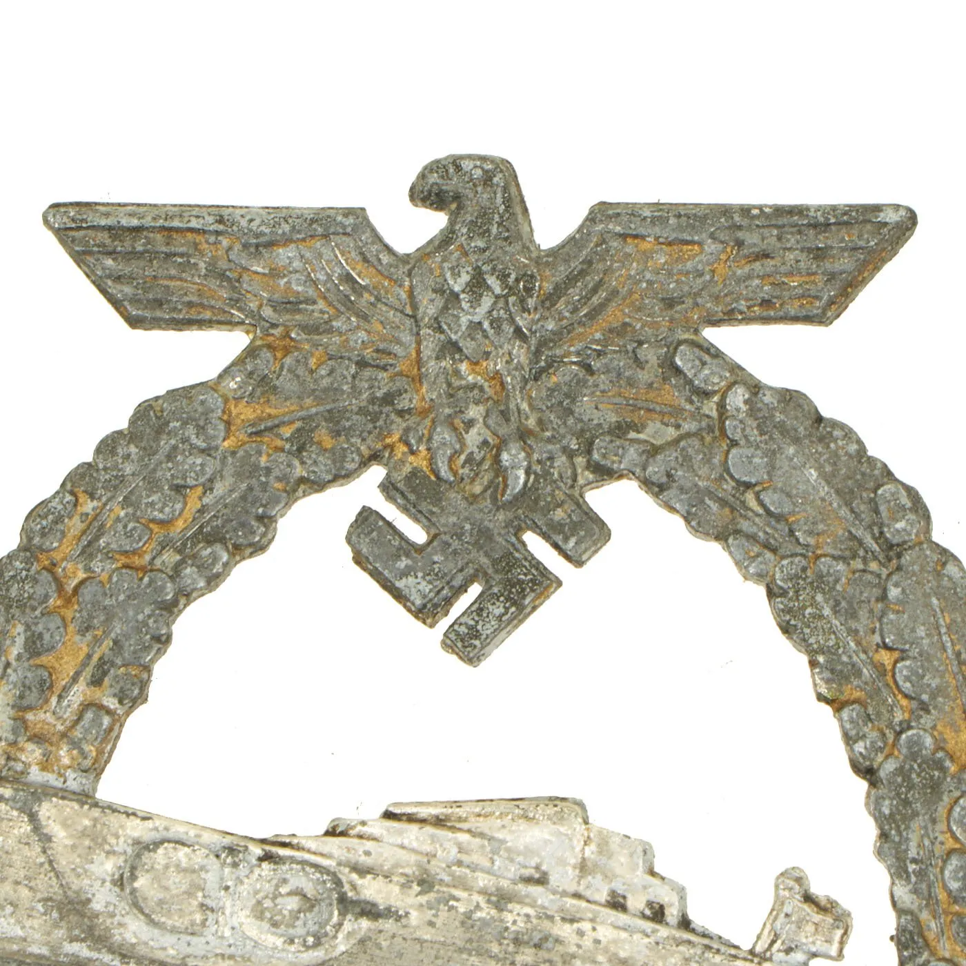 Original German WWII Kriegsmarine 2nd Model S-Boat Fast Attack Craft War Badge by W.E. Peekhaus