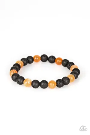 Paparazzi Bracelet ~ Top Ten Zen - Orange