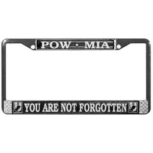 POW MIA License Plate Frame