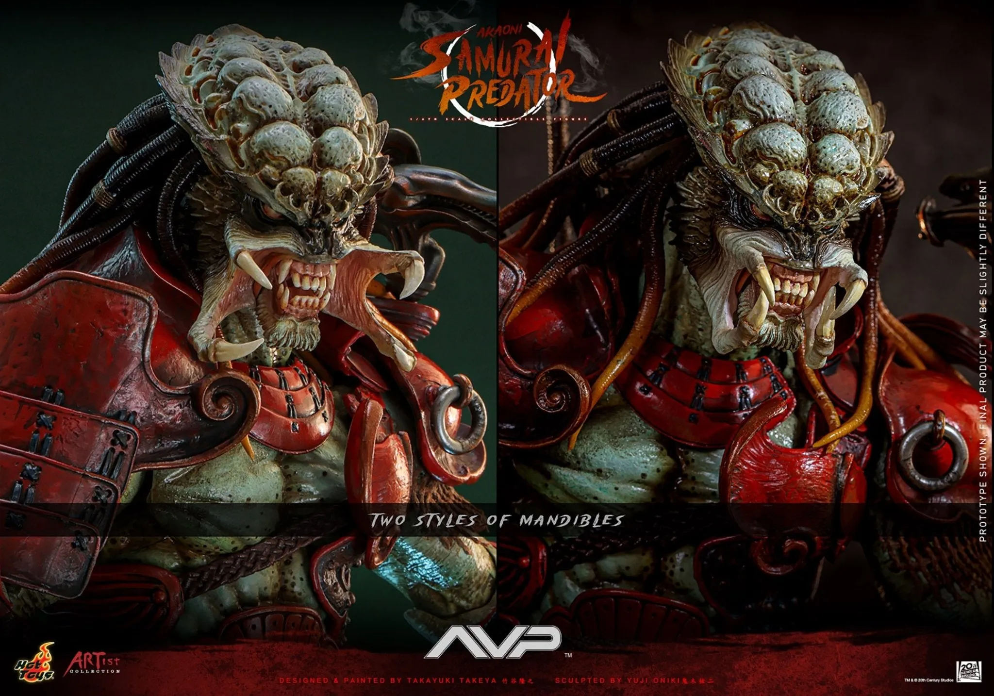 PRE-ORDER: Hot Toys Alien vs Predator Akaoni Samurai Predator Sixth Scale Figure