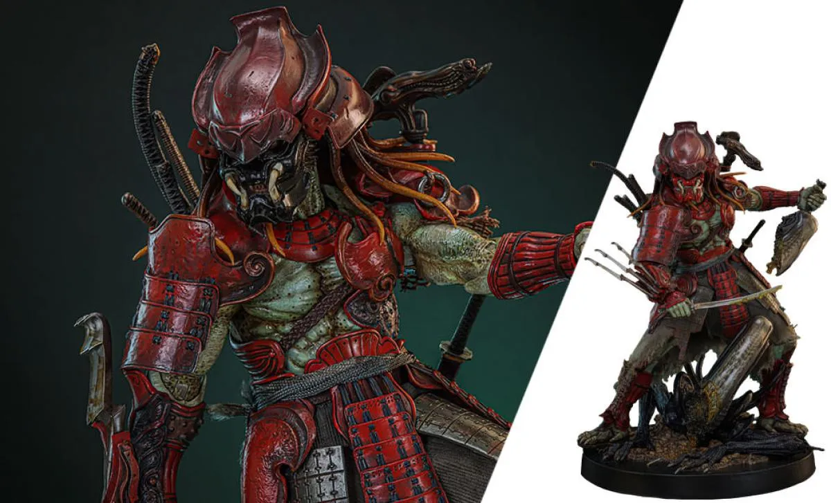 PRE-ORDER: Hot Toys Alien vs Predator Akaoni Samurai Predator Sixth Scale Figure