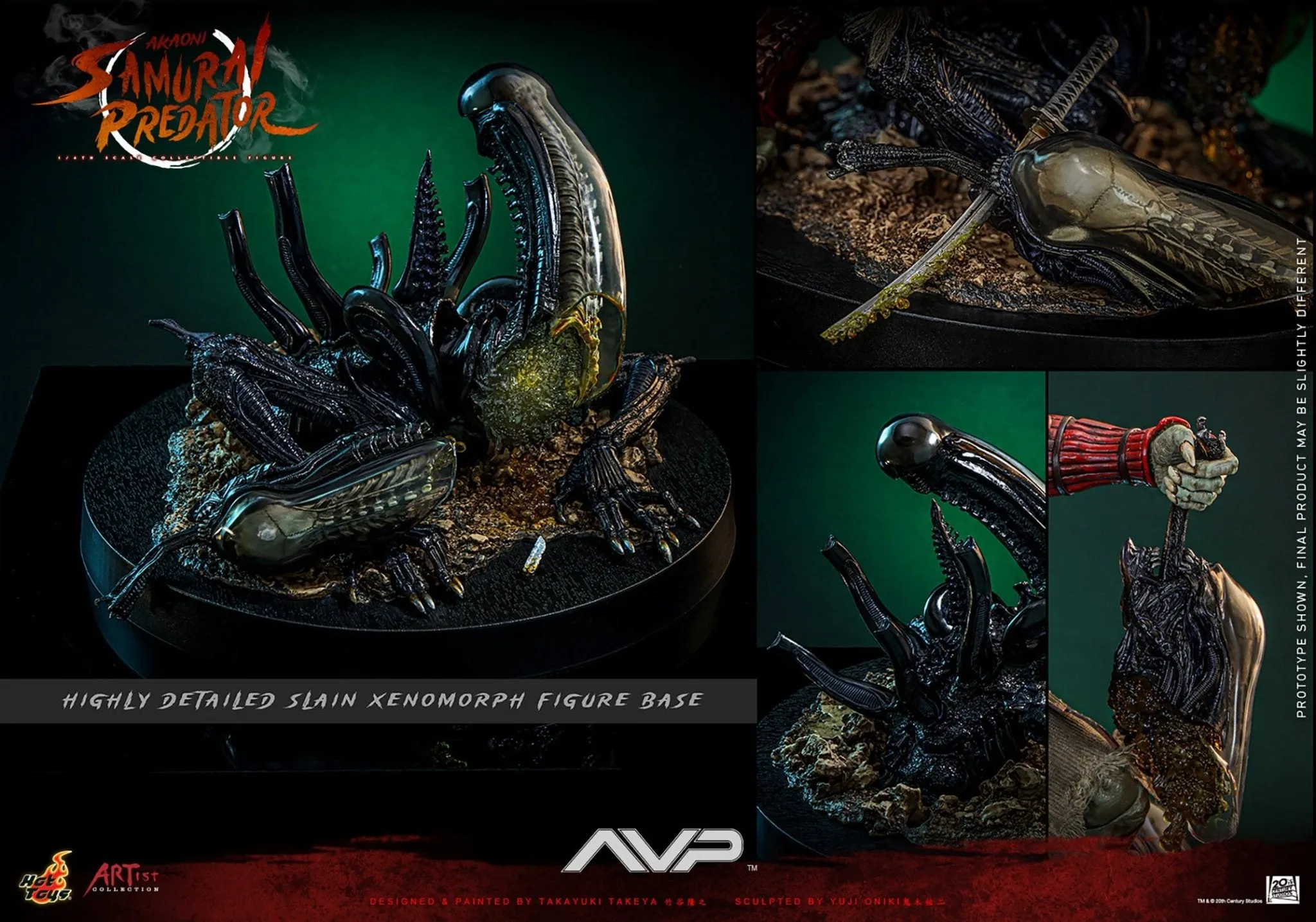 PRE-ORDER: Hot Toys Alien vs Predator Akaoni Samurai Predator Sixth Scale Figure