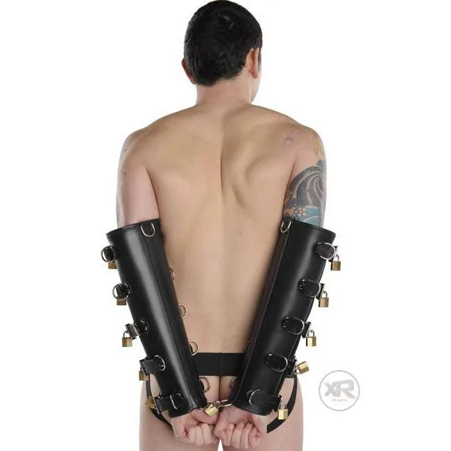 Premium Leather Locking Arm Splints