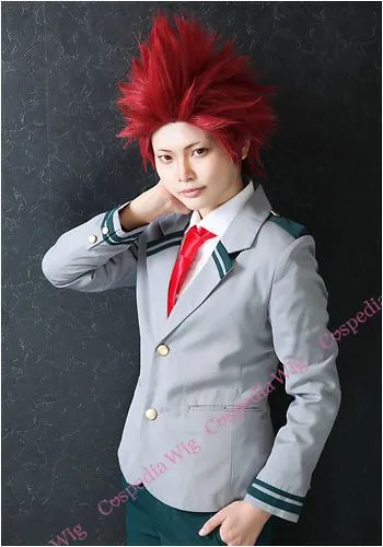 "My Hero Academia" Eijiro Kirishima style cosplay wig