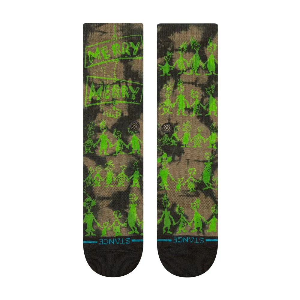 Stance Down In Whovile Crew Socks - Black - Large