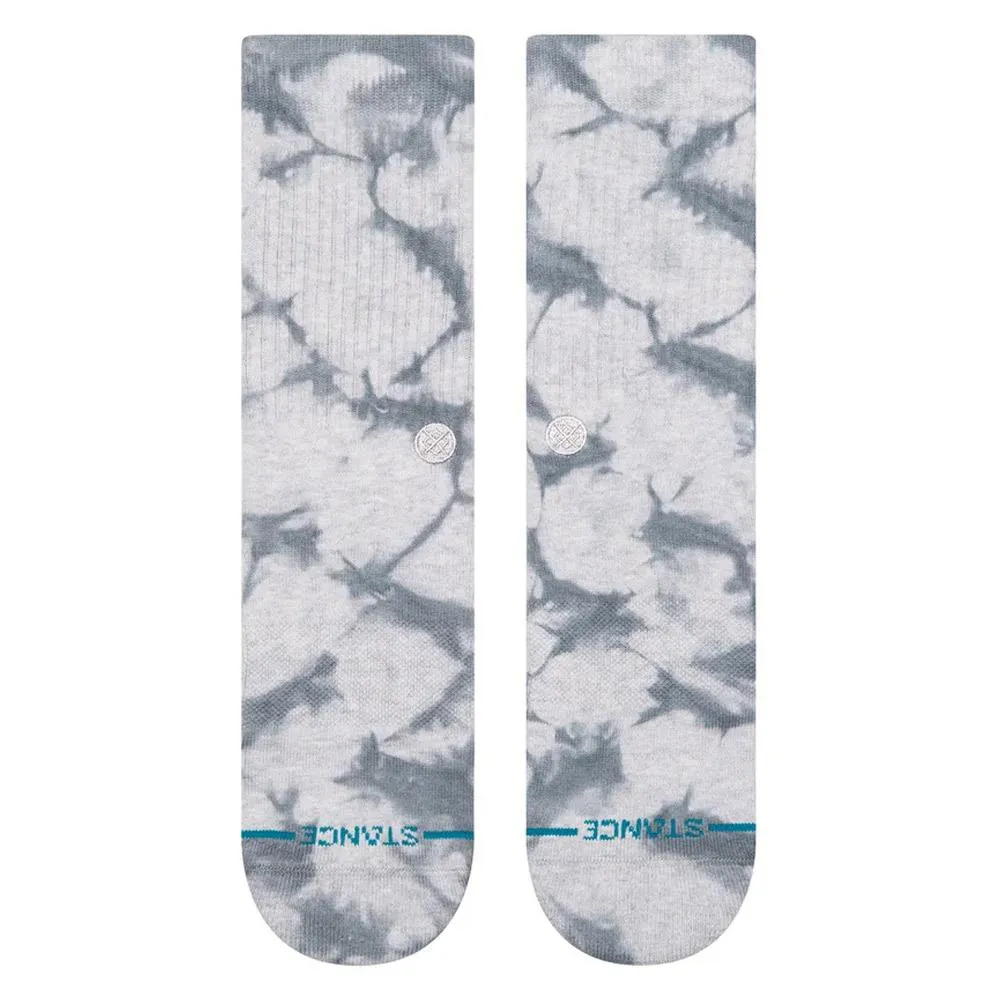 Stance Icon Dye Crew Socks - Grey - Large