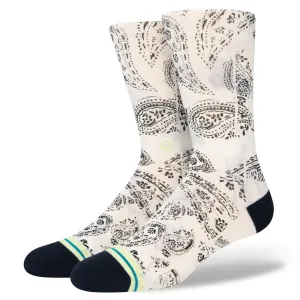 Stance Paizley Socks - Vintage White