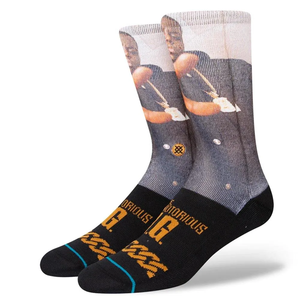 Stance The King Of Ny Socks - Black/ Large