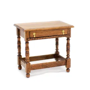 Thomas Wolfert Side Table With Drawer, Walnut