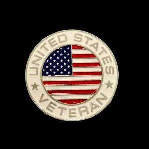 United States Veteran Pin