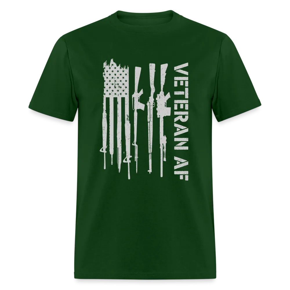 Veteran AF (with Flag) T-Shirt