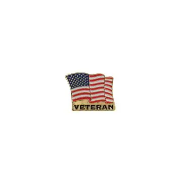 Veteran US Flag Pin